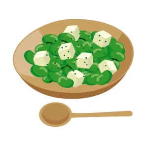 冷凍した空豆をおいしく食べるにはを説明した画像
