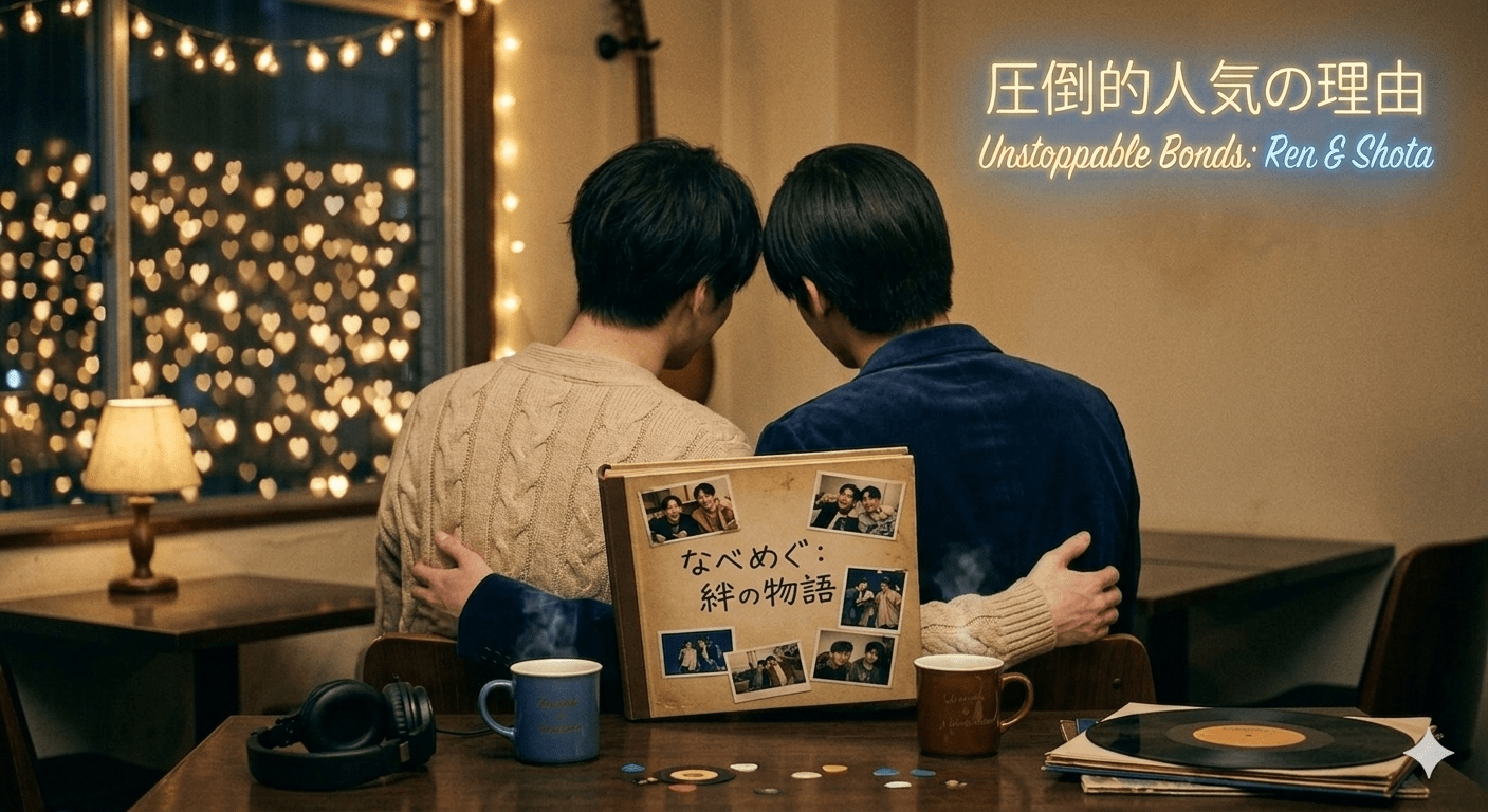 なべめぐコンビがファンに圧倒的人気を誇る理由をイメージした画像